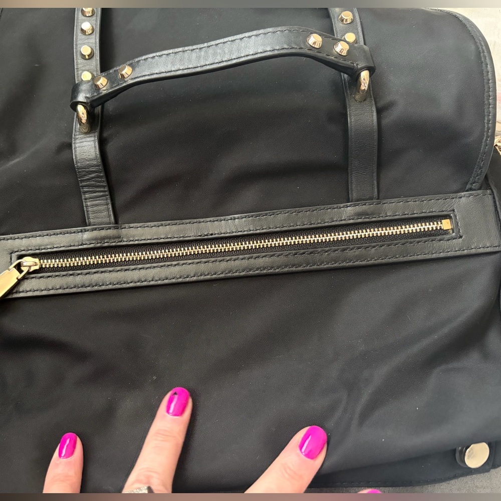 Michael Kors Black With Gold Hardware Shoulder or Hand Bag - Picture 3 of 4